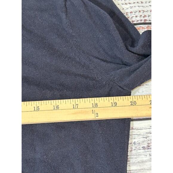 Jos. A. Bank Joseph Mens Blue Cashmere Blend Long Sleeve Pullover Sweater Size M - Picture 6 of 8